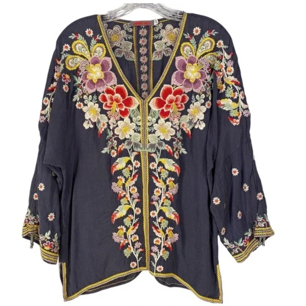 Johnny Was Evangeline Embroidred Tunic